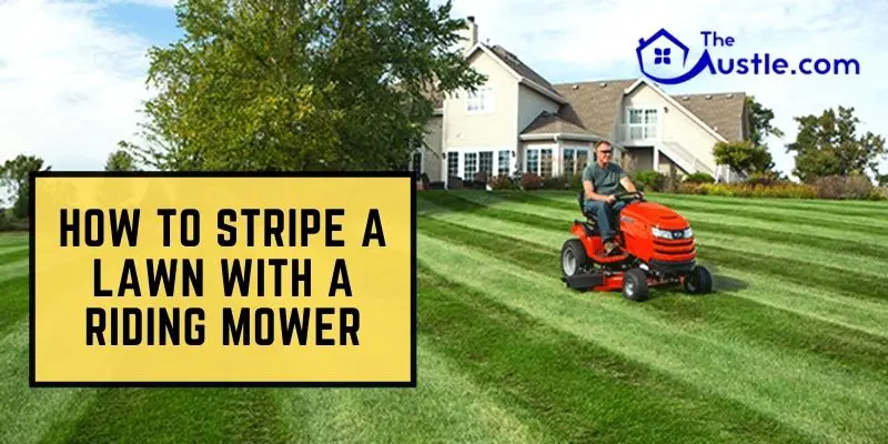 How to Stripe a Lawn With a Riding Mower