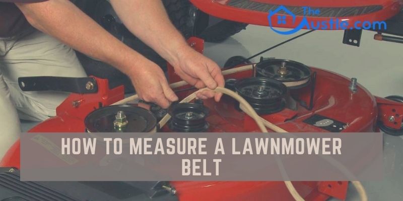 How to measure a lawnmower belt