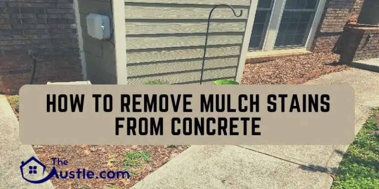 How To Remove Red Mulch Stain From Concrete